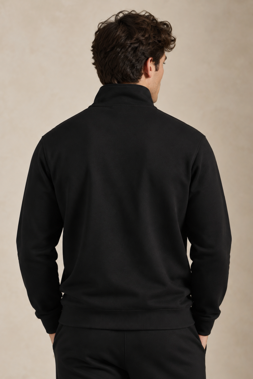 PIMA HALF ZIP PULLOVER