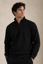 PIMA HALF ZIP PULLOVER