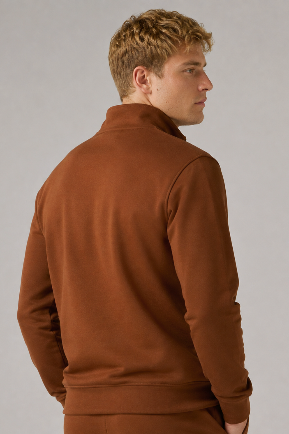 PIMA HALF ZIP PULLOVER
