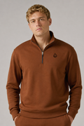 PIMA HALF ZIP PULLOVER