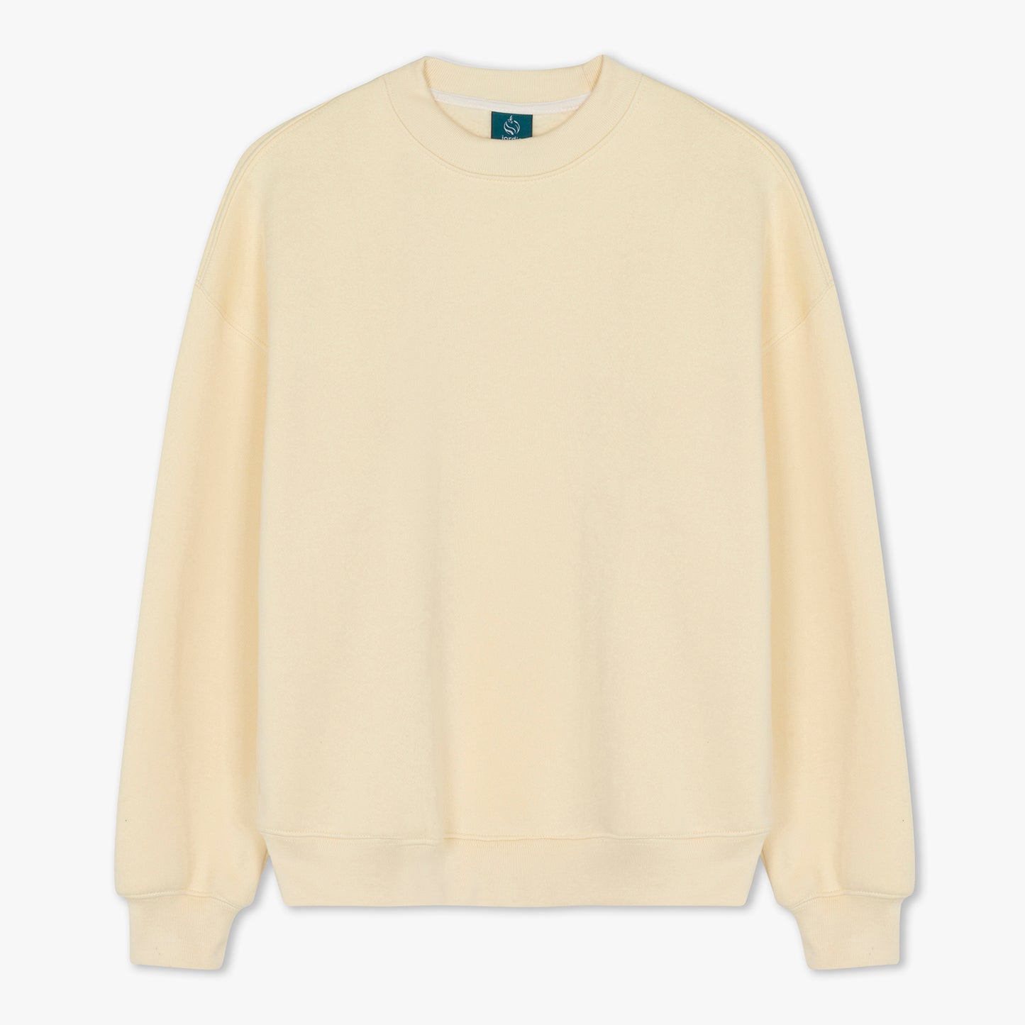 Beige Crewneck Front