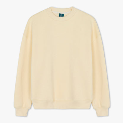Beige Crewneck Front