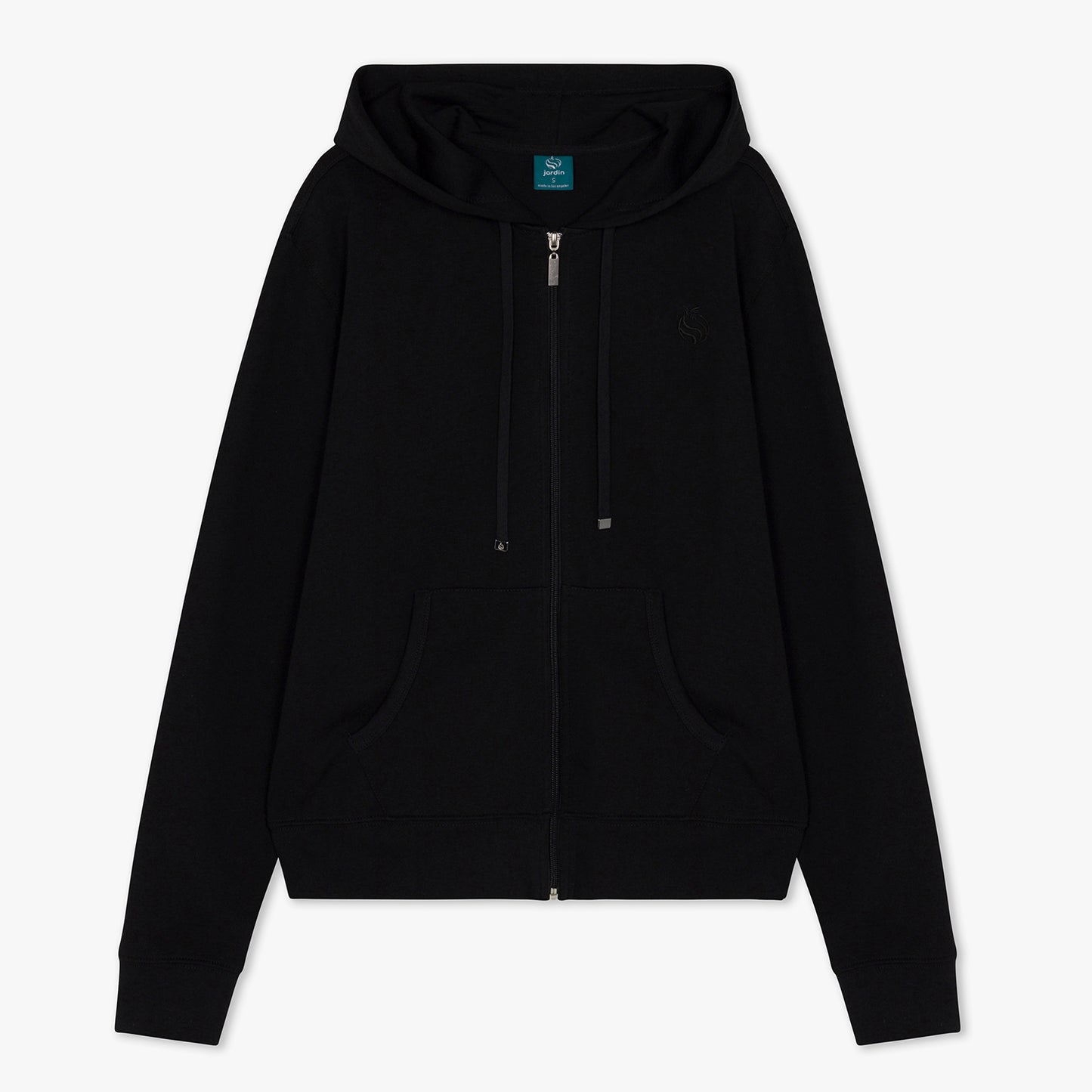 Black full zip hoodie