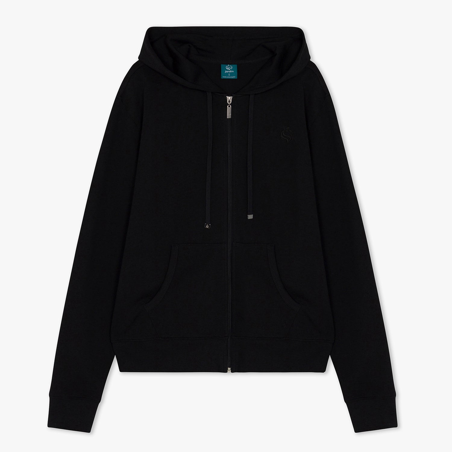 Black full zip hoodie