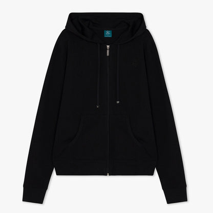 Black full zip hoodie