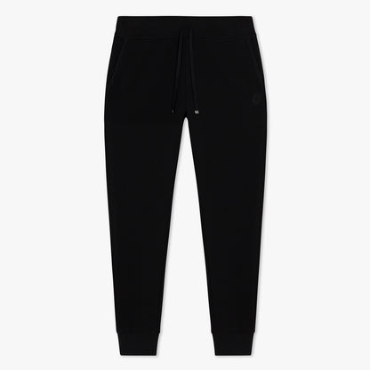 Front of black joggers