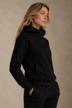 SIGNATURE FUNNEL NECK HOODIE